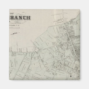 Map of Long Branch, NJ Magnet