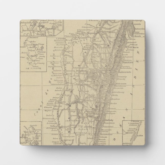 Map of Madagascar Plaque (Front)