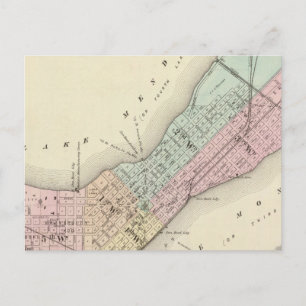 Map of Madison, Wisconsin Postcard
