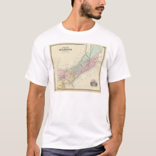 Map of Madison, Wisconsin T-Shirt