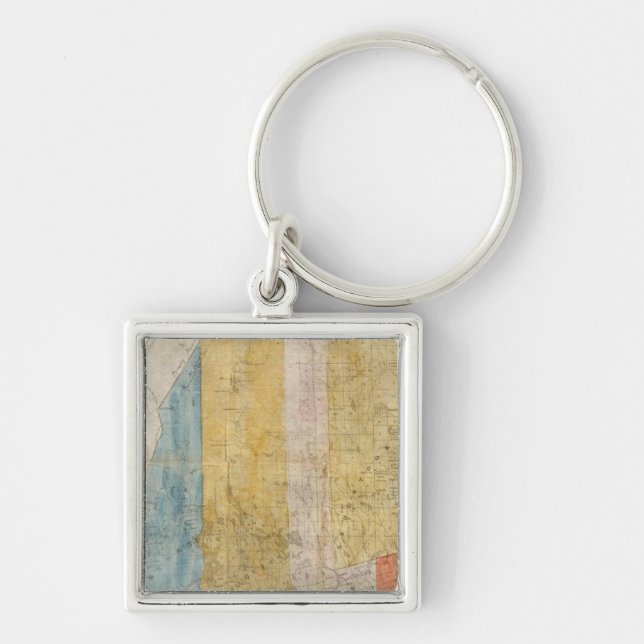 Map of Maine Key Ring (Front)