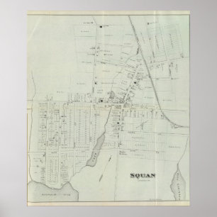 Map of Manasquan, New Jersey Poster