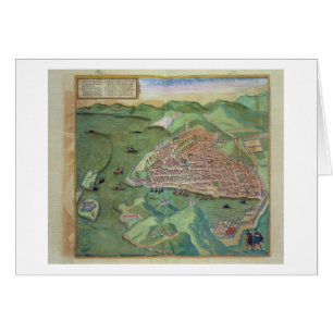 Map of Marseilles, from 'Civitates Orbis Terrarum'