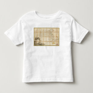 Map Of Massachusetts Toddler T-Shirt