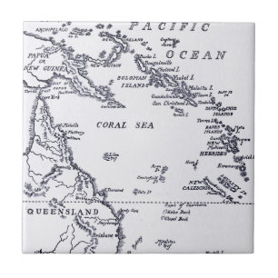 Map of Melanesia Tile