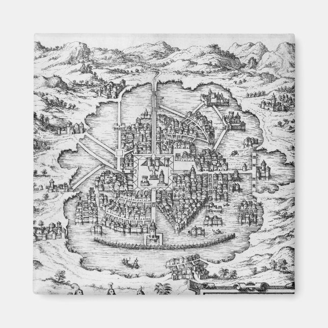 Map of Mexico Magnet (Front)