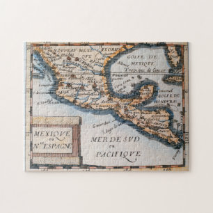 Map of Mexico or New Spain   1625 Jigsaw Puzzle