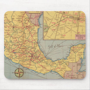Map of Mexico - "Our Southern Neighbour" Mouse Mat