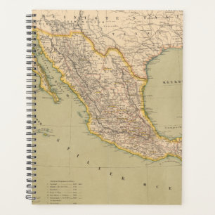 Map of Mexico Planner