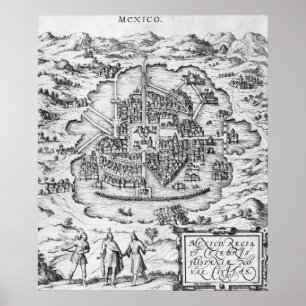 Map of Mexico Poster
