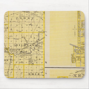 Map of Miami County Mouse Mat
