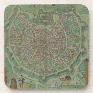 Map of Milan, from 'Civitates Orbis Terrarum' by G Coaster