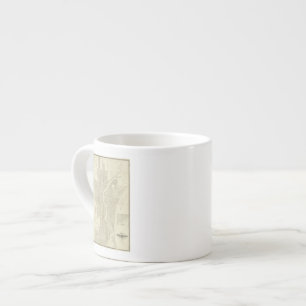 Map of Milwaukee Espresso Cup