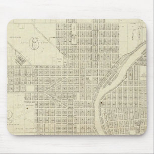 Map of Milwaukee Mouse Mat