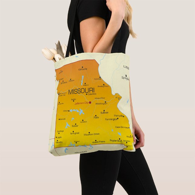 Map Of Missouri Tote Bag (Creator Uploaded)