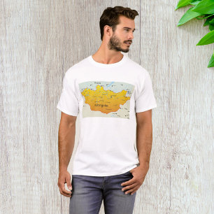 Map of Mongolia T-Shirt