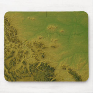 Map of Montana Mouse Mat