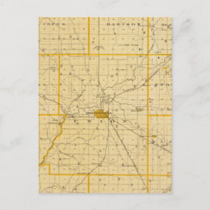 Map of Montgomery County Postcard