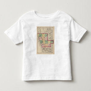 Map of Muskegon County, Michigan Toddler T-Shirt