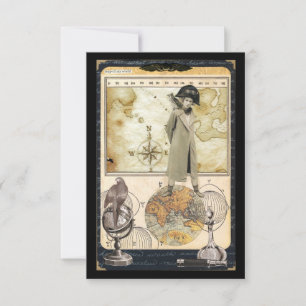 Map of My World Postcard