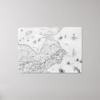 Map of New France or Canada