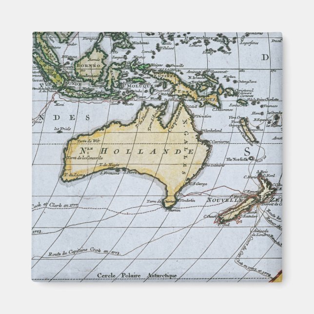 Map of New Holland Magnet (Front)