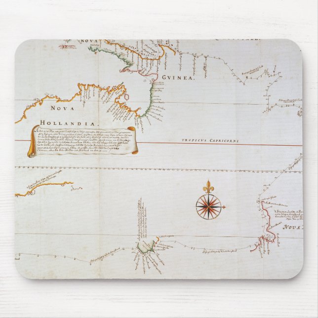 Map of New Holland | Now Australia 3 Mouse Mat (Front)
