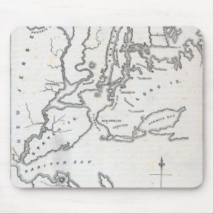 Map of New York and the Vicinity Mouse Mat