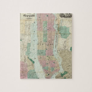 Map of New York and Vicinity Jigsaw Puzzle