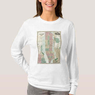 Map of New York and Vicinity T-Shirt