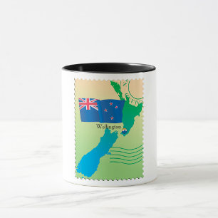 Map Of New Zealand Mug