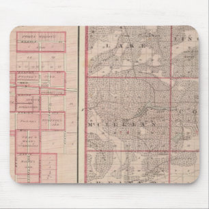 Map of Newton County with Goodland and Kentland Mouse Mat