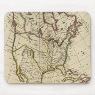 Map of North America 2 Mouse Mat