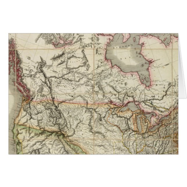 Map of North America 4 (Front Horizontal)