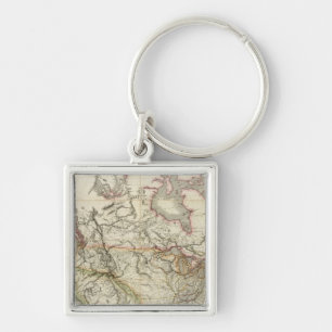Map of North America 4 Key Ring