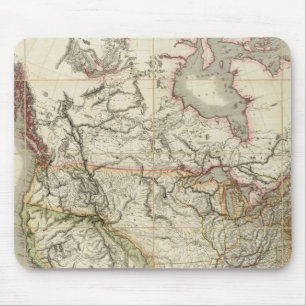Map of North America 4 Mouse Mat