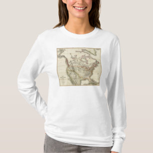 Map of North America 4 T-Shirt