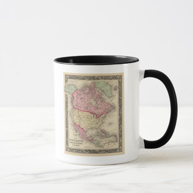 Map Of North America Mug (Right)