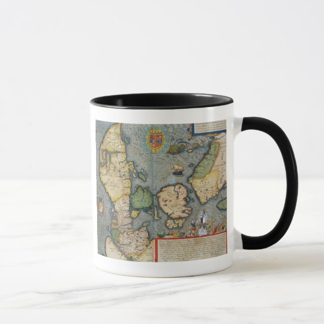 Map of Northern Europe, from 'Civitates Orbis Terr Mug (Right)