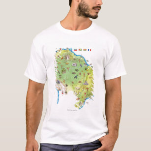 Map of Northern South America T-Shirt