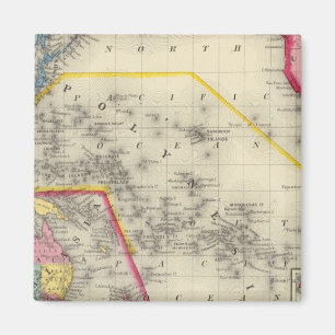 Map Of Oceanica Magnet