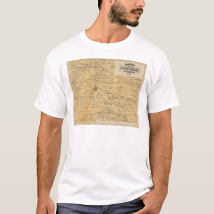 Map of Olmsted County, Minnesota T-Shirt