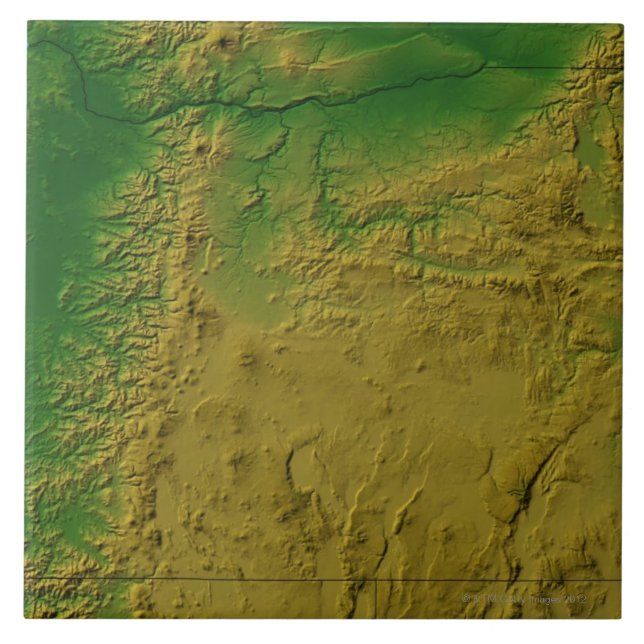 Map of Oregon Tile (Front)