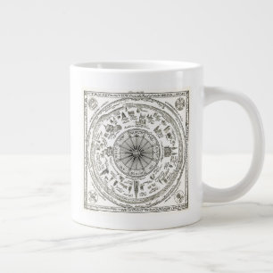 Map of Oxford view from the Bodleian Library Large Coffee Mug
