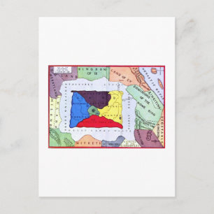 Map Of Oz Postcard