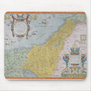 Map of Palestine Mouse Mat