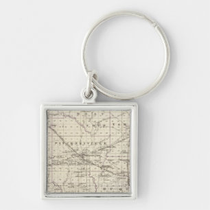 Map of Perry County, Nashville and Carmi Key Ring