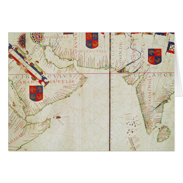 Map of Persia, Arabia and India (Front Horizontal)