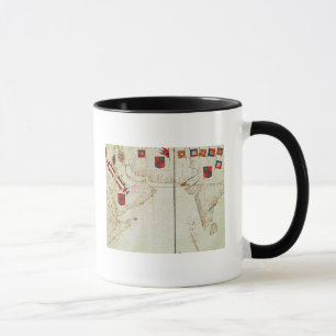 Map of Persia, Arabia and India Mug