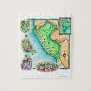 Map of Peru Jigsaw Puzzle